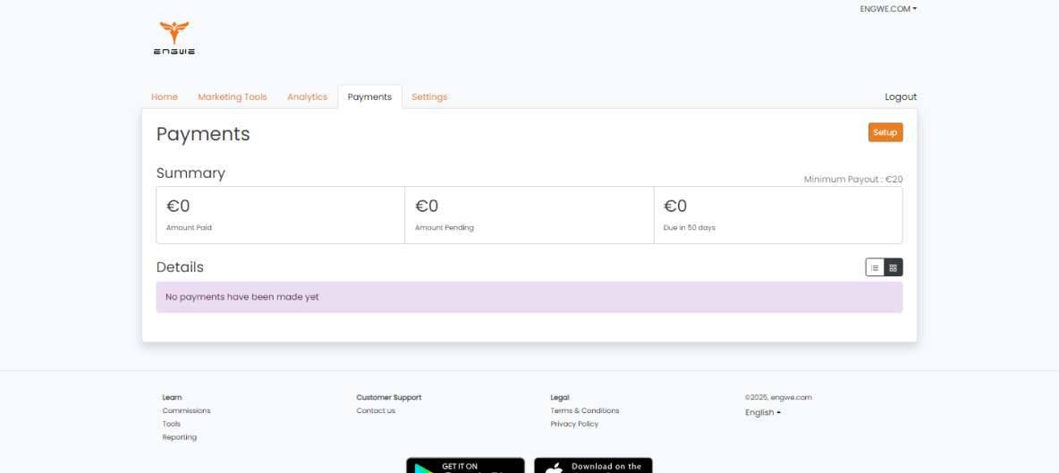 Verbind PayPal.