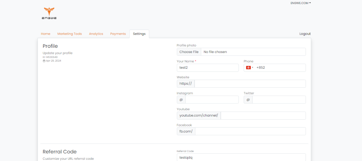 Verbind PayPal.