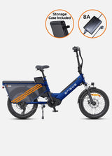 longest distance electric bicycle engwe le20 with storage case and 8A fast charger 