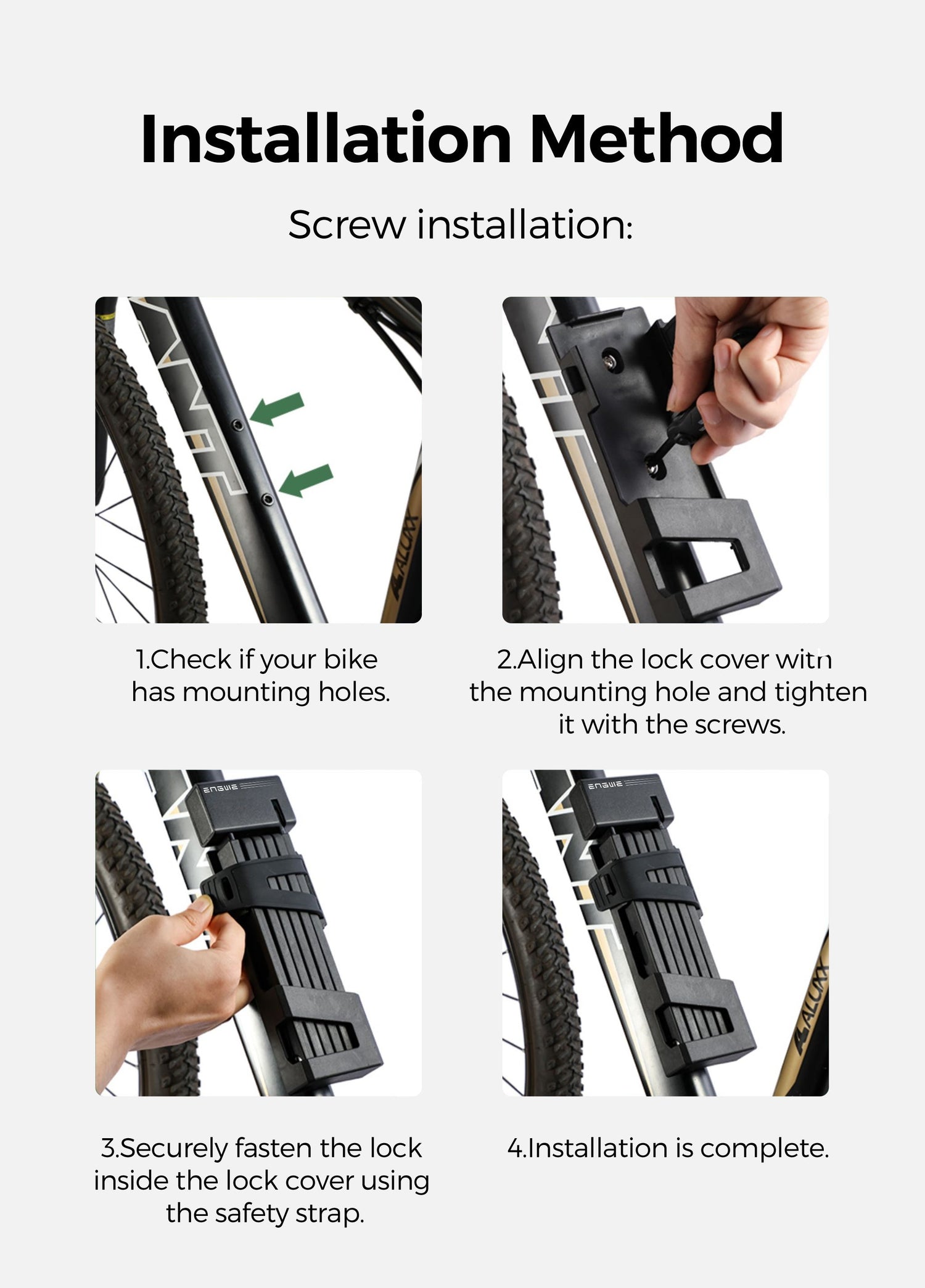Opvouwbare Fiets Slot