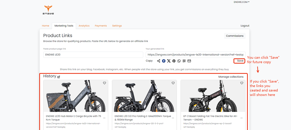 Ontvang uw exclusieve link en code